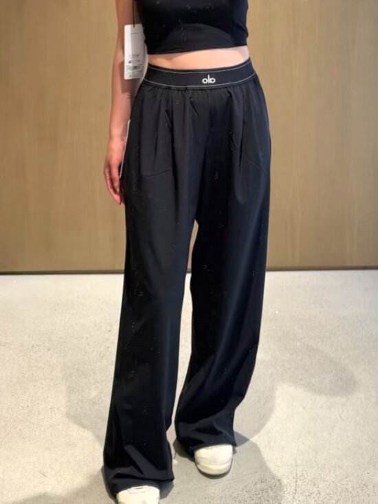 ALO Yoga Pants - 💐ALO Yoga Black Suit Up Trouser Brand New (Regular 30" Inseam)💥Viral Style